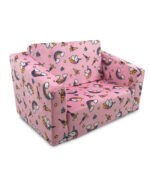 Flip-out Sofa Bed Pink Unicorn - Image 3
