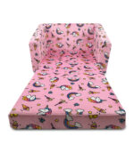 Flip-out Sofa Bed Pink Unicorn - Image 2