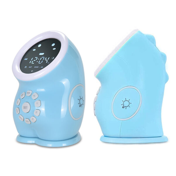 Sleep Training Clock Dino Blue