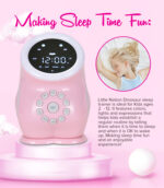 Dino Sleep Training Clock Pink - Image 7