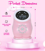 Dino Sleep Training Clock Pink - Image 6