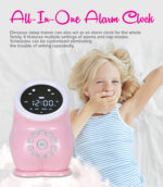 Dino Sleep Training Clock Pink - Image 5