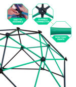 Metal Climbing dome 6 feet (Aqua Green & Black) - Image 3