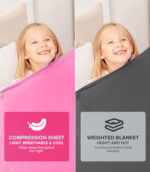 Sensory Compression Blanket Double Size (Pink) - Image 7