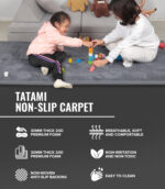 Tatami Rug Soft Touch Mat - Dark Grey - Image 4