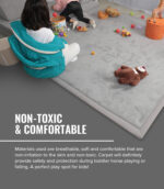 Tatami Rug Soft Touch Mat - Light Grey - Image 3