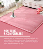 Tatami Rug Soft Touch Mat - Pink - Image 3