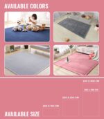 Tatami Rug Soft Touch Mat - Pink - Image 5