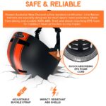 Black & Orange stripe Helmet - Image 11