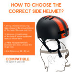 Black & Orange stripe Helmet - Image 10