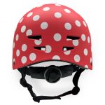 Red with White Polka Dot Helmet - Image 4