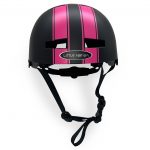 Black & Pink Stripe Helmet - Image 3