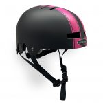 Black & Pink Stripe Helmet - Image 2
