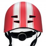 Red and White Stripe Helmet - Image 4