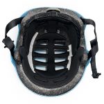 Blue & Black Stripe Helmet - Image 5