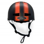 Black & Orange stripe Helmet - Image 3