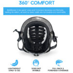 Blue & Black Stripe Helmet - Image 7