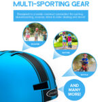 Blue & Black Stripe Helmet - Image 9