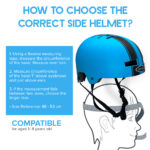 Blue & Black Stripe Helmet - Image 10