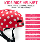 Red with White Polka Dot Helmet - Image 6