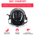 Red and White Stripe Helmet - Image 9