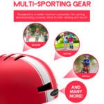 Red and White Stripe Helmet - Image 8