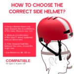 Red and White Stripe Helmet - Image 7