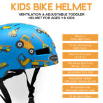 Blue with Yellow Trucks Helmet - Image 6
