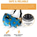 Blue with Yellow Trucks Helmet - Image 11