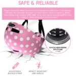 Pink Polka Dots Helmet - Image 11