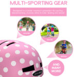 Pink Polka Dots Helmet - Image 9