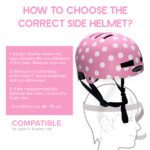 Pink Polka Dots Helmet - Image 10