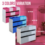 Kids Storage Organizer (non-woven fabric storage - Pink) - Image 7