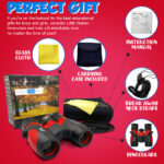 Premium Binoculars for Kids - Black/Red - Image 4