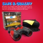 Premium Binoculars for Kids - Black/Red - Image 6