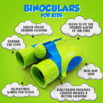 Premium Binoculars for Kids - Blue/Green - Image 3