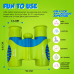 Premium Binoculars for Kids - Blue/Green - Image 2