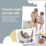 Wooden Moon Doll Pram - Image 6