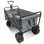 Foldable Beach Wagon Trolley with Big Wheels - Image 2