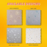 Jigsaw Puzzle Foam Play Mat 6 x 4 ft (Terrazo) - Image 10