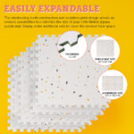 Jigsaw Puzzle Foam Play Mat 6 x 4 ft (Terrazo) - Image 6