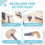 Wooden Work Bench Tool Station - Image 4