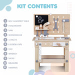 Wooden Work Bench Tool Station - Image 6