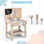 Wooden Work Bench Tool Station - Image 7