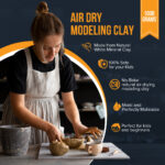 Air Dry Modeling White Clay 1000 grams - Image 2