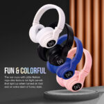 Wireless Bluetooth Headphones (95 db safety limit) BLACK - Image 10