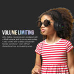 Wireless Bluetooth Headphones (95 db safety limit) BLACK - Image 4