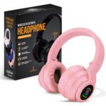 Wireless Bluetooth Headphones (95 db safety limit) PINK - Image 9