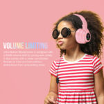 Wireless Bluetooth Headphones (95 db safety limit) PINK - Image 4