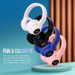Wireless Bluetooth Headphones (95 db safety limit) WHITE - Image 10